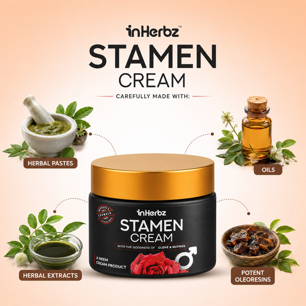 STAMEN CREAM | Herbal Topical cream | External Application | 4 gram
