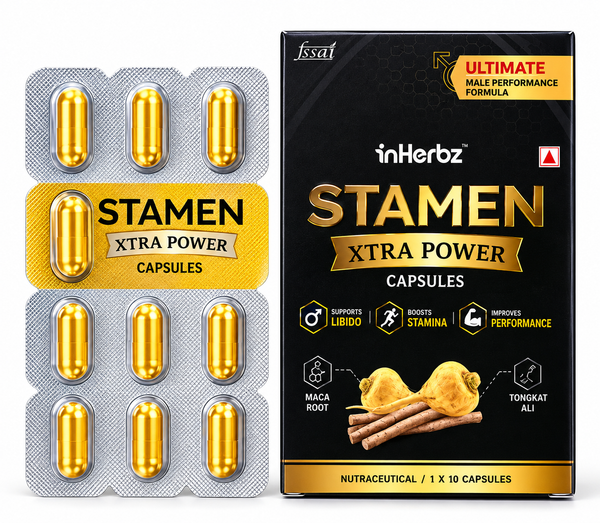 STAMEN Xtra Power CAPSULE | Men’s Energy, Stamina & Vitality Booster | 10 Capsules