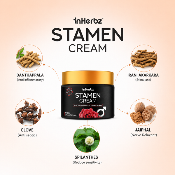 STAMEN CREAM | Herbal Topical cream | External Application | 4 gram