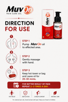MuvOn PAIN CARE OIL | Medicated Ayurvedic Oil | active care for MUCLES & JOINT PAINS Visible improvement just 3 days |50ML